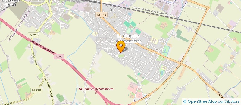 localisation de l'entreprise MEHO  LA CHAPELLE-D'ARMENTIERES