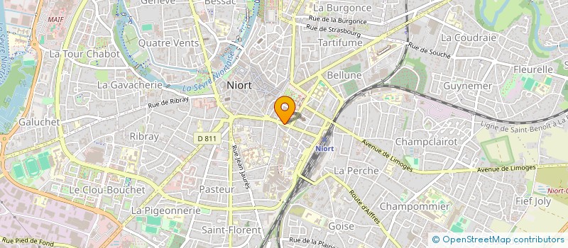 localisation de l'entreprise MEHOUAS ET VERGNES  NIORT