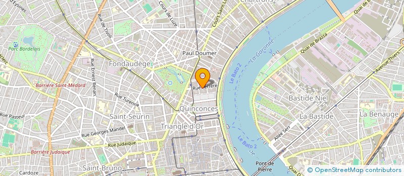 localisation de l'entreprise MEHSAR à BORDEAUX