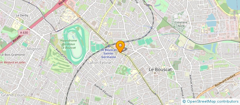 localisation de l'entreprise MEI  LE BOUSCAT