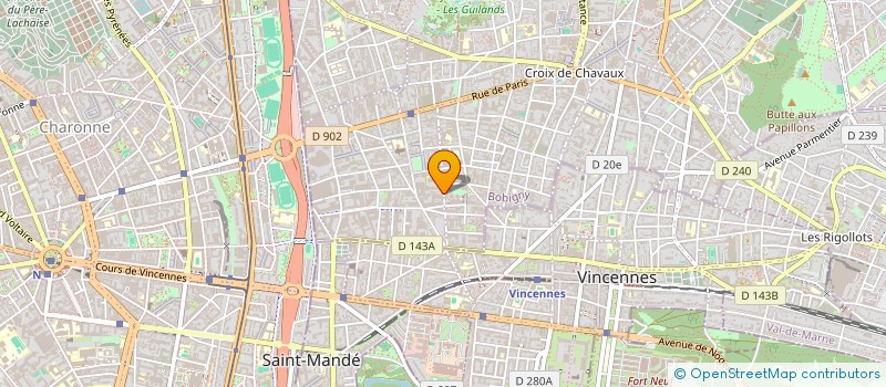 localisation de l'entreprise MEI à MONTREUIL