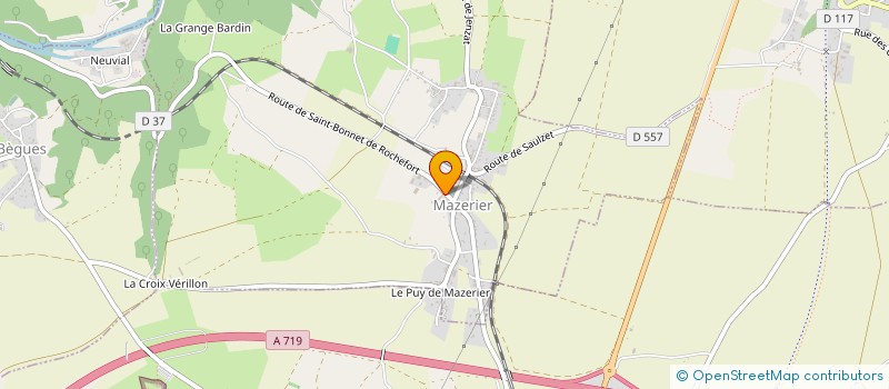 localisation de l'entreprise MEI à MAZERIER