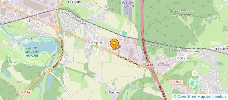 localisation de l'entreprise MEI MAINTENANCE ELECTRIQUE INDUSTRIELLE  SAINT-JUST