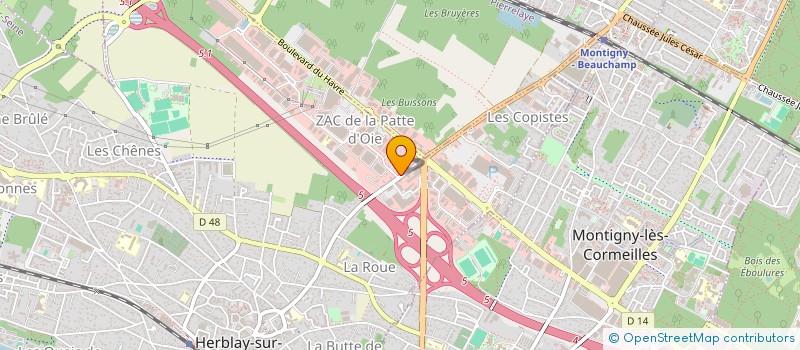 localisation de l'entreprise MEI WEI  HERBLAY-SUR-SEINE