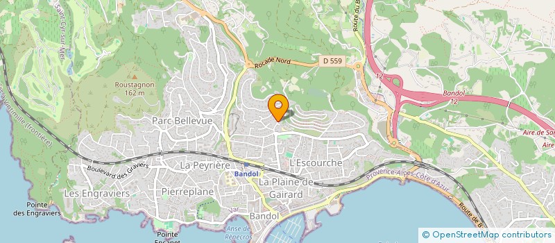 localisation de l'entreprise MEIA ESCALA  BANDOL