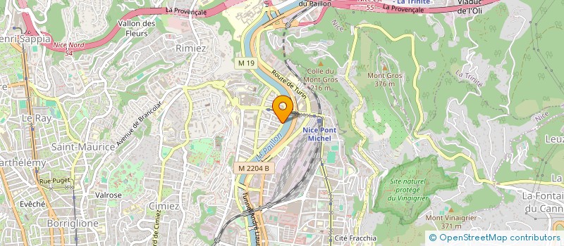 localisation de l'entreprise MEIA RIVIERA  NICE