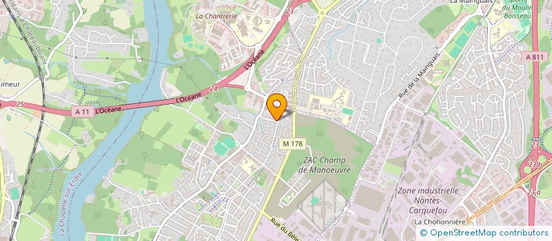 localisation de l'entreprise MEIAD à NANTES