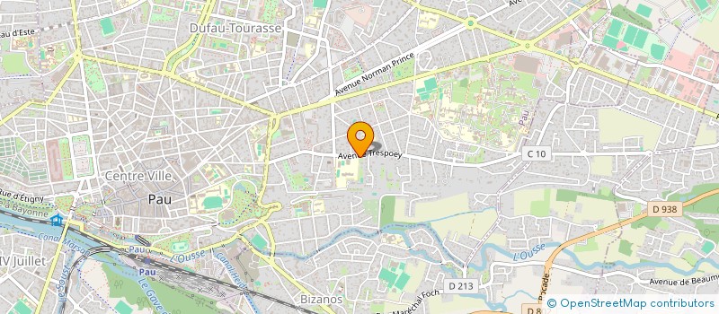 localisation de l'entreprise MEIBER 2 à PAU