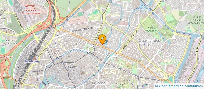 localisation de l'entreprise MEICO IMMOBILIERE à STRASBOURG