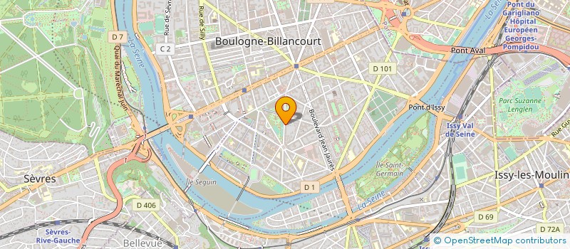 localisation de l'entreprise MEIDI PHONE à BOULOGNE-BILLANCOURT