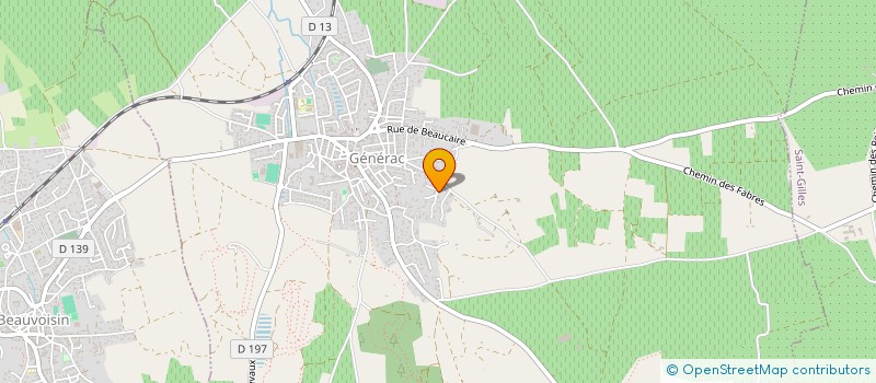 localisation de l'entreprise MEIFFRE  GENERAC