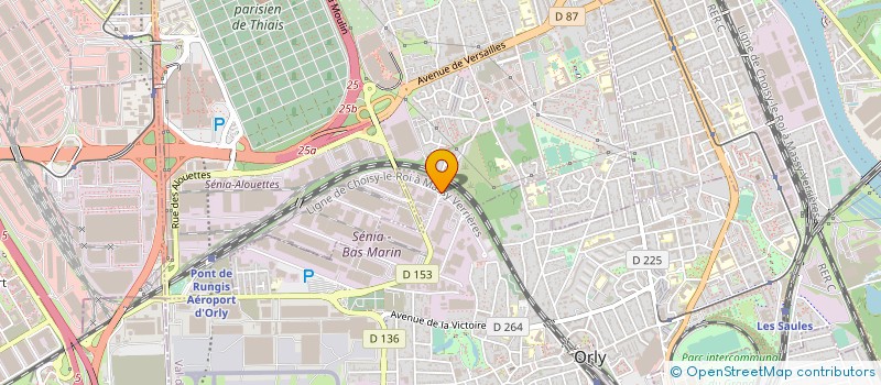 localisation de l'entreprise MEIGAL ALIMENTATION à ORLY