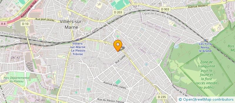 localisation de l'entreprise MEIGAS  VILLIERS-SUR-MARNE