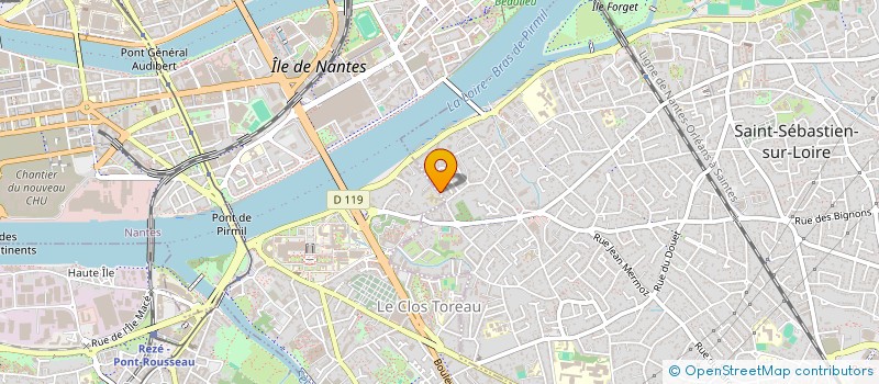 localisation de l'entreprise MEIGNAO  SAINT-SEBASTIEN-SUR-LOIRE