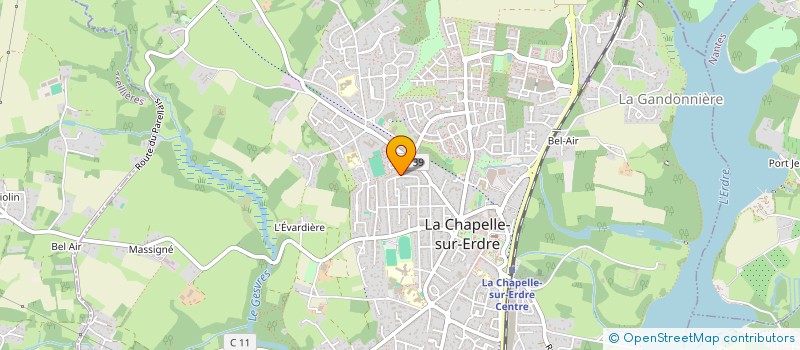 localisation de l'entreprise MEIGNEN  LA CHAPELLE-SUR-ERDRE