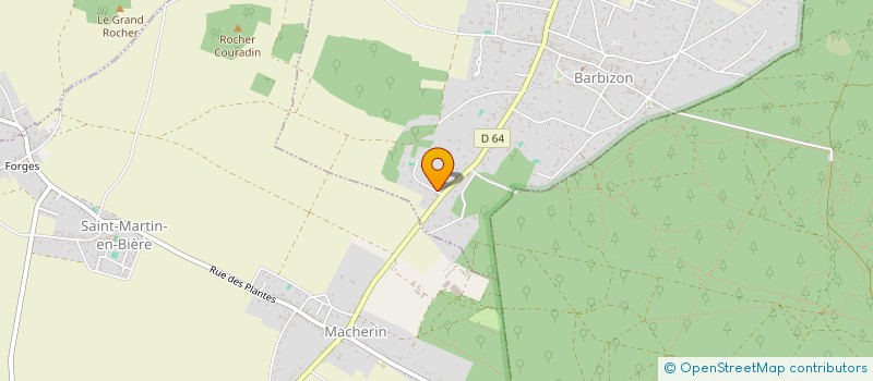 localisation de l'entreprise MEIGNEUX  BARBIZON