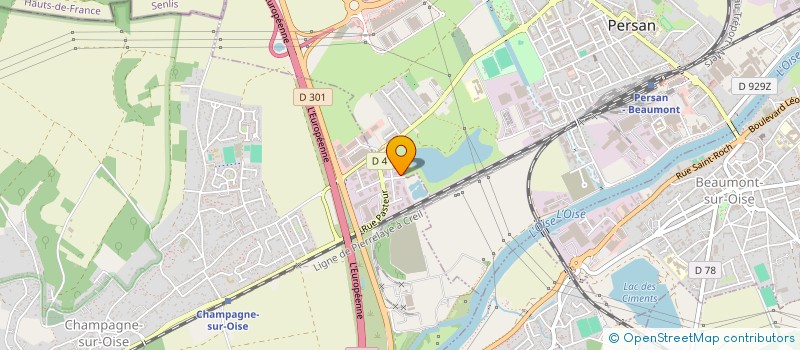 localisation de l'entreprise MEIJE ENGINEERING  CHAMPAGNE-SUR-OISE