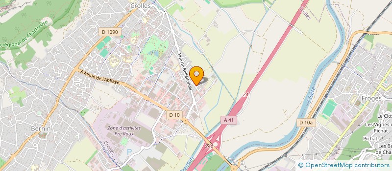 localisation de l'entreprise MEIJE SCI  CROLLES