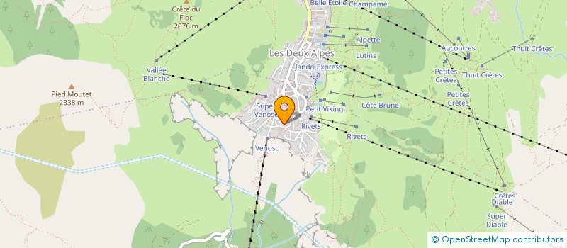 localisation de l'entreprise MEIJOTEL APPT 208 à LES DEUX ALPES