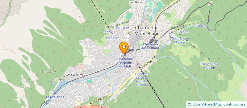 localisation de l'entreprise MEIKATT ET QUAGLIA à CHAMONIX-MONT-BLANC