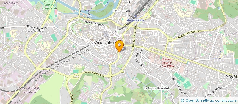 localisation de l'entreprise MEILEZ à ANGOULEME