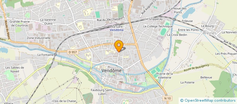 localisation de l'entreprise MEILHON MATHIS à VENDOME