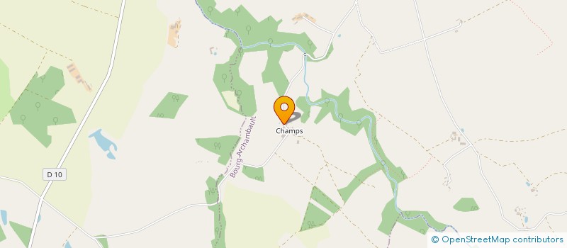 localisation de l'entreprise MEILLAUD DORIAN  BOURG-ARCHAMBAULT