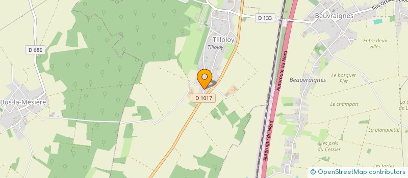 localisation de l'entreprise MEILLEUR A QUATRE  LIANCOURT-FOSSE