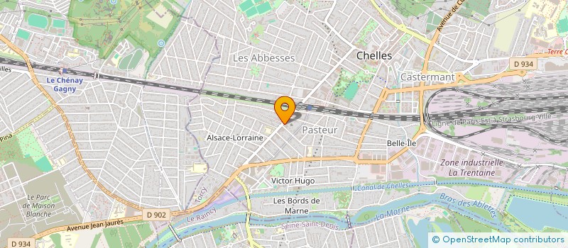 localisation de l'entreprise MEILLEUR AVENIR POUR TOUS  CHELLES