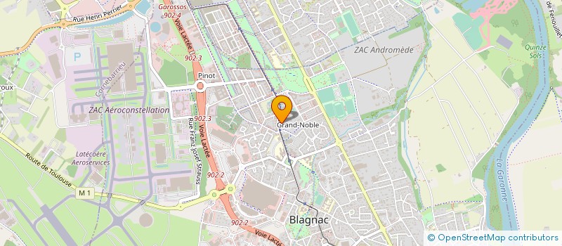 localisation de l'entreprise MEILLEURE PIZZA à BLAGNAC