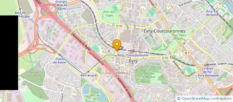 localisation de l'entreprise MEILLEURIMMO à EVRY-COURCOURONNES