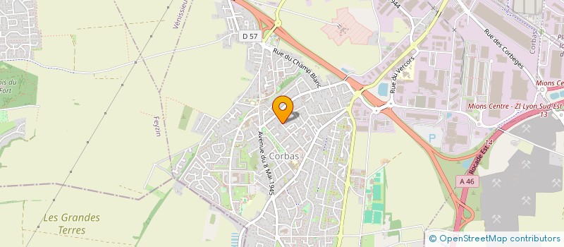 localisation de l'entreprise MEILLEURS ENSEMBLE à CORBAS