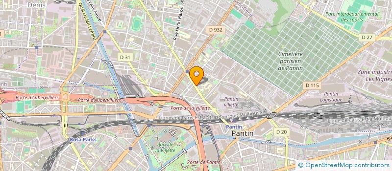 localisation de l'entreprise MEILLEURS TRAVAUX  PANTIN