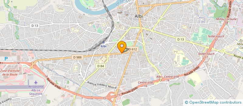 localisation de l'entreprise MEILYS SARL à ALBI