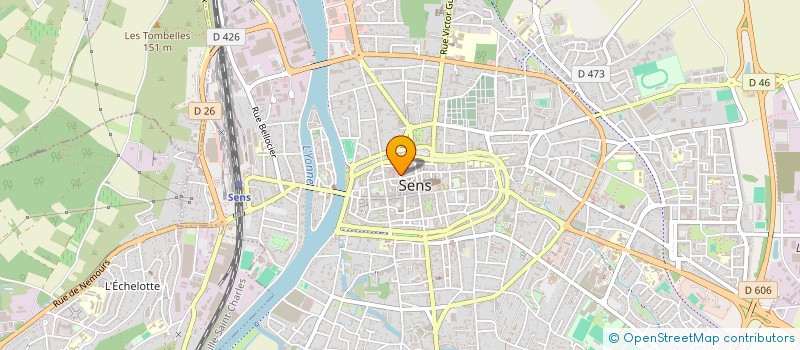 localisation de l'entreprise MEIMEI SALON à SENS