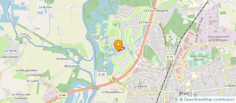 localisation de l'entreprise MEIN ZAO  BRUZ