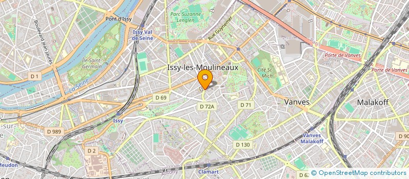 localisation de l'entreprise MEINADO à ISSY-LES-MOULINEAUX