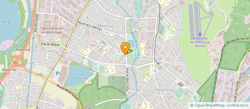 localisation de l'entreprise MEINAU&ILLKIRCH SERVICES REGIE DE QUARTIERS à STRASBOURG