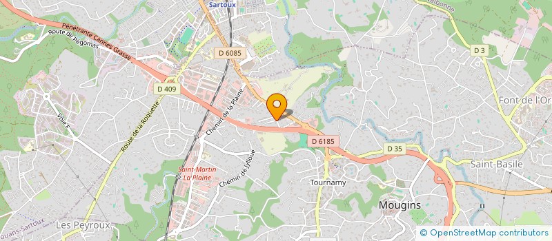 localisation de l'entreprise MEINDER PAYSAGES à MOUGINS
