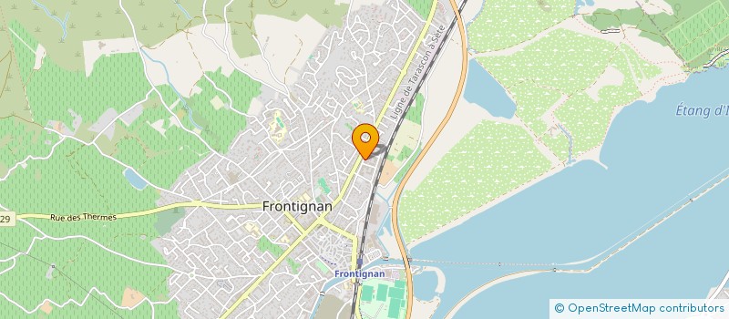 localisation de l'entreprise MEINILINE à FRONTIGNAN