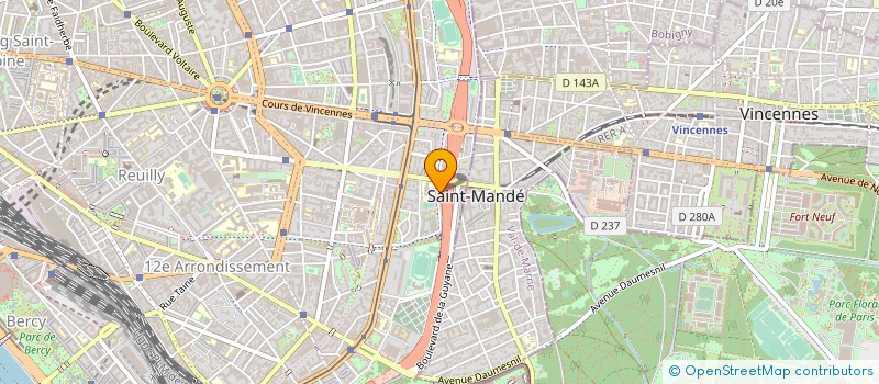 localisation de l'entreprise MEININGER HOTEL PARIS PORTE DE VINCENNES  PARIS