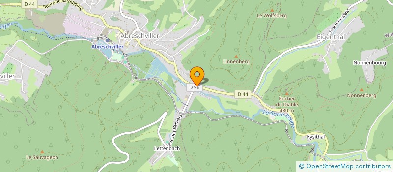localisation de l'entreprise MEINTZER STEPHANE VINS  ABRESCHVILLER