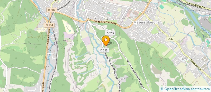 localisation de l'entreprise MEIO  GELOS