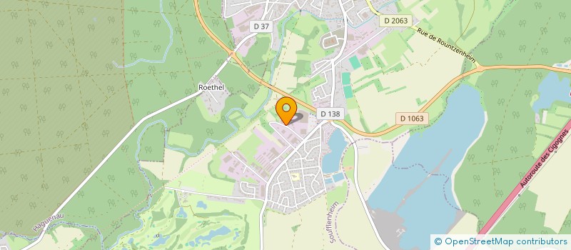 localisation de l'entreprise MEIOZ  SOUFFLENHEIM