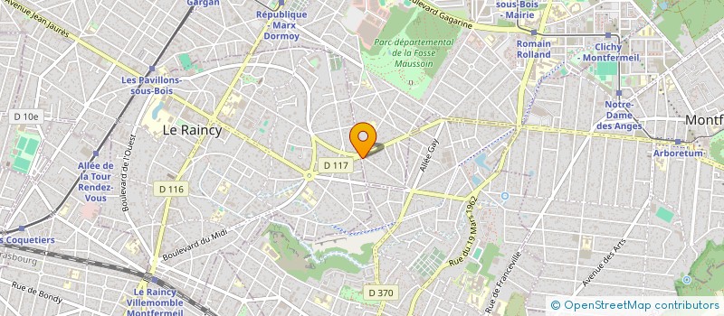 localisation de l'entreprise MEIRELES à CLICHY-SOUS-BOIS