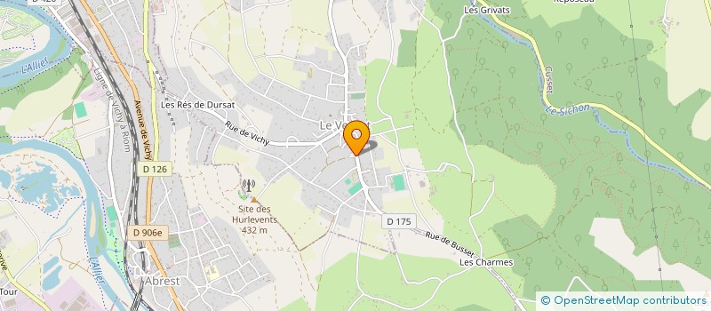 localisation de l'entreprise MEIS à LE VERNET