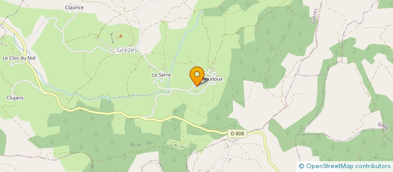 localisation de l'entreprise MEISSONNIER-FAGES  GREZES