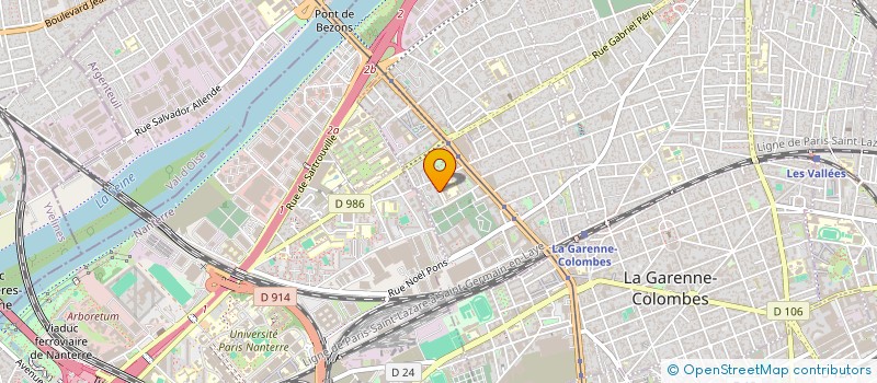 localisation de l'entreprise MEITE TRANSPORT EXPRESS  COLOMBES
