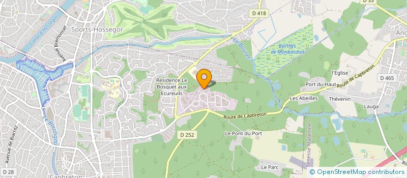 localisation de l'entreprise MEIVCORE FRANCE SERVICE à SAINT-VINCENT-DE-TYROSSE