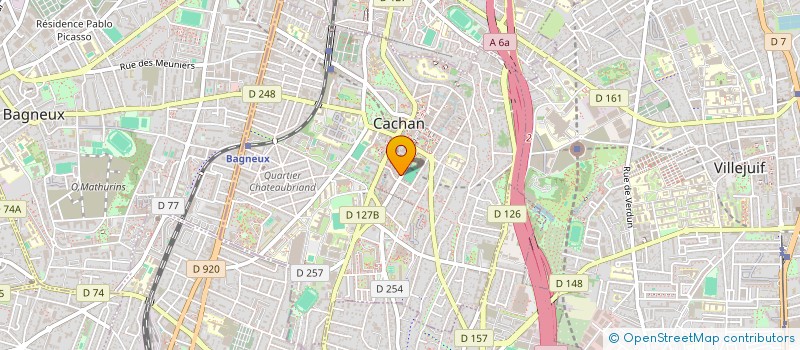 localisation de l'entreprise MEIVY  CACHAN